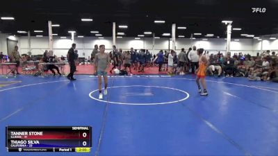 83 lbs Semis & 3rd Wb (16 Team) - Tanner Stone, Illinois vs Thiago Silva, California