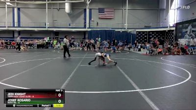 52 lbs Round 3 (8 Team) - Josef Rosario, NOVA WC vs Jedi Knight, Terps East Coast Elite