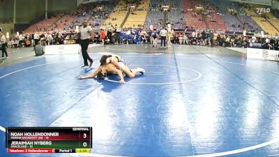 174 lbs Semis (4 Team) - Jeraimiah Nyberg, Graceland vs Noah Hollendonner, Marian University (IN)