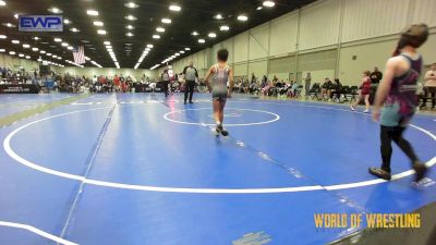 60 lbs Semifinal - Bennett Dawson, Untouchables 12u Blue vs Charles Fox II, Shelton Wrestling Academy 12U