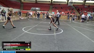 96 lbs Round 3 - Giovanni Magistrelli, Lake Catholic vs Cameron Barnett, Neighborhood WC