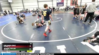 56 lbs Rd# 7- 10:45am Saturday Final Pool - Bowen Taylor, PA White vs Orlando Cruz, Cali Red