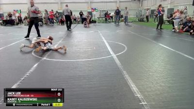 48 lbs Round 2 - Kasey Kaliszewski, Donahue vs Jack Lee, NOVA Wrestling Club