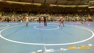 100 lbs Consi Of 8 #1 - Raymond Brown, Storm Wrestling Center vs Camden Weaver, Moen Wrestling Academy