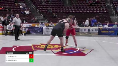 285 lbs Cons Round 2 - Joe Collins, Central Bucks E vs Dylan Bledsoe, Garnet Valley