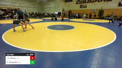 109 lbs Consi Of 16 #1 - Xavier Garcia, Clovis West vs Dominic Pasquale, Immaculate Conception (IL)