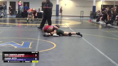 143.0 Round 4 (16 Team) - Niya Teresita Gaines, North Central College (B) vs Marisa Roth, Northern Michigan University