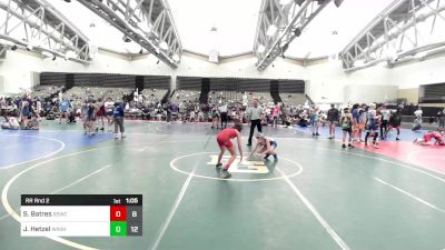 93 lbs Rr Rnd 2 - Selena Batres, South Side Wrestling Club vs Jackson Hetzel, Washington Twp