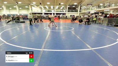 138 lbs Semifinal - Ryan Briggs, New England Gold WC vs Ashton Austin, Bennington Tri-State