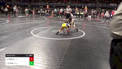 60 lbs Round Of 16 - Jett Sidun, Yough vs Xzayramias Ruiz, Conestoga Valley