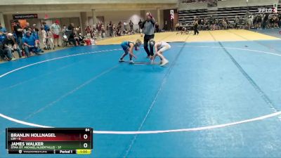 84 lbs Quarterfinals (8 Team) - James Walker, STMA (St. Michael/Albertville) vs Branlin Hollnagel, LSH