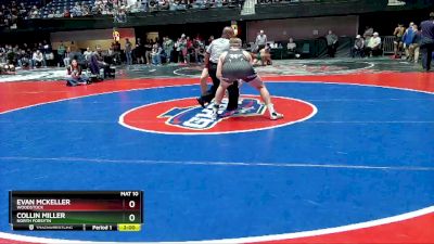 6A-215 lbs Champ. Round 1 - Collin Miller, North Forsyth vs Evan McKeller, Woodstock