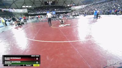 4A 132 lbs Quarterfinal - Elias McDonald, Sumner vs Isaiah Adamson, Kentwood