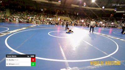 85 lbs Consolation - Raheem Busby, Stl Warriors vs Blaise Wilson, Warrior Ridge