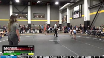 52 lbs Round 3 (4 Team) - Karli Grass, Missouri Black vs Evelyn Wilson, Rocky And The Bullwinkles