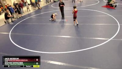 63 lbs Champ. Round 1 - Easton Hamacher, Pursuit Wrestling Minnesota vs Jace DeZeeuw, Coon Rapids Mat Bandits Wrestling Club