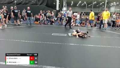 52 lbs Placement (4 Team) - Jake Silverstein, Terps Northeast ES vs Henry Michaluk, Buffalo Valley WC