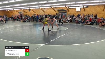 150 lbs Round Of 16 - Bryce Arnold, Wethersfield vs Tanner Talmadge, Tower City