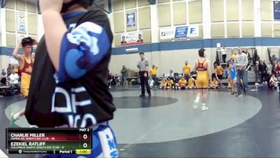 90 lbs Round 3 (4 Team) - Grady Hartz, Mater Dei Wrestling Club vs Collin Roberts, Columbus North Wrestling Club