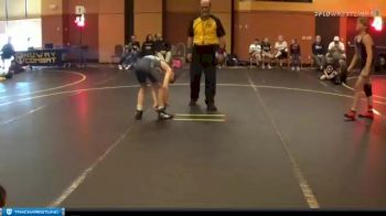 92 lbs Round 1 (3 Team) - Rylan Kujawa, The Untouchables Purple vs Jackson Wells, RIOT ROOM