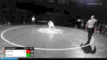 120 lbs Finals (2 Team) - Jacob Carson, Ricks Picks vs Kasey Curtis, Warner Bros