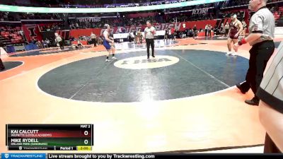 3A 220 lbs Champ. Round 1 - Mike Rydell, Orland Park (Sandburg) vs Kai Calcutt, Wilmette (Loyola Academy)