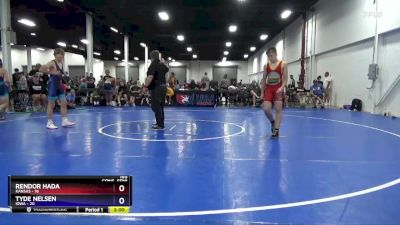 165 lbs 2nd Wrestleback (8 Team) - Rendor Hada, Kansas vs Tyde Nelsen, Iowa