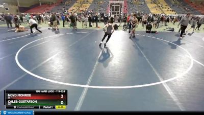 119-124 lbs Round 1 - Noyd Monroe, ID vs Caleb Gustafson, NM