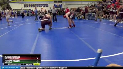 285 lbs Cons. Round 3 - Ryan Pertzsch, Dallas Center-Grimes vs Nathan Nissen, North Linn