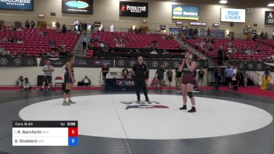 140 lbs Cons 16 #2 - Rhya Balmforth, Aviator Grappling Academy vs Dyani Stoddard, Arizona