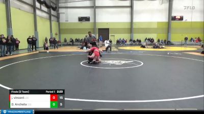 157 lbs Finals (2 Team) - Jonathan Vincent, Labette Community College vs Dylan Ancheta, Cloud Community College