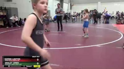 80 lbs Champ. Round 2 - Kaydin Lawton, Arab Youth Wrestling vs Wesley Jones, Piedmont Wrestling Club