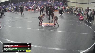 55 lbs Cons. Semi - Michael Willford, Gaston Grizzlies vs Braxton Harder, Carolina Reapers