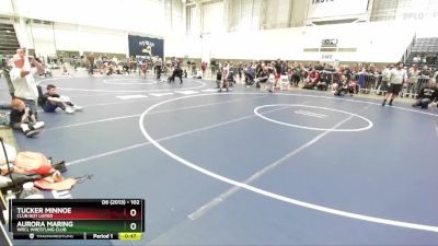 102 lbs 3rd Place Match - Aurora Maring, WRCL Wrestling Club vs Tucker Minnoe, Club Not Listed