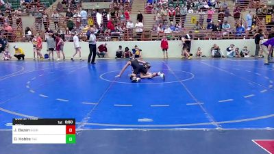 90 lbs Quarterfinal - Joseph Bazan, Georgia vs Dawson Hobbs, The Storm Wrestling Center