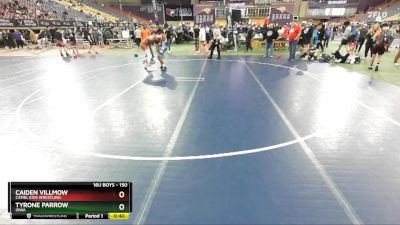 150 lbs Cons. Round 2 - Caiden Villmow, Camel Kids Wrestling vs Tyrone Parrow, Iowa