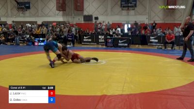 65 kg Consi Of 8 #1 - Joey Lazor, Panther Wrestling Club RTC vs Daniel Coles, Canada