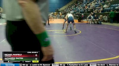 3 - 138 lbs Cons. Round 3 - Michael Maxfield, Abingdon vs Nathaneal Dalton, Carroll County