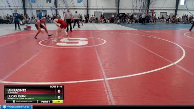 Silver 133 lbs Semifinal - Lucas Ryan, Minnesota State Mankato vs Ian Radintz, Augsburg