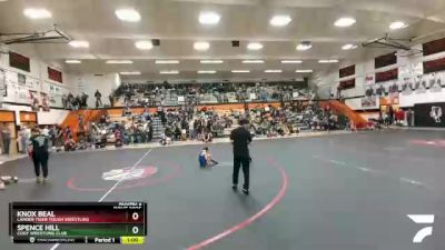 62-64 lbs Round 2 - Spence Hill, Cody Wrestling Club vs Knox Beal, Lander Tiger Tough Wrestling