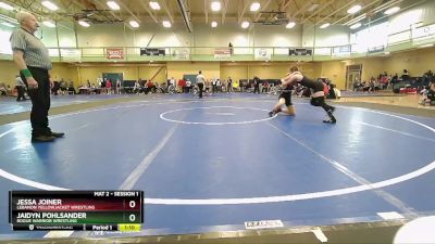 120 lbs Round 3 - Jessa Joiner, Lebanon Yellowjacket Wrestling vs Jaidyn Pohlsander, Rogue Warrior Wrestling