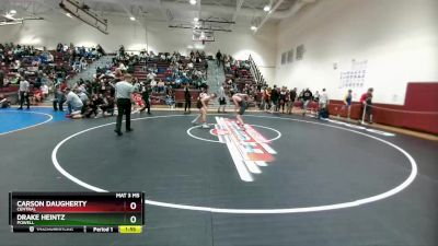 132 lbs Cons. Round 2 - Carson Daugherty, Central vs Drake Heintz, Powell