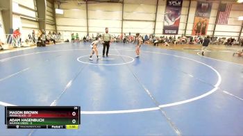 72 lbs Rd# 2 10:30am Friday - Mason Brown, Minion Black vs Adam Hagenbuch, Nauman Green