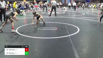 70 lbs Semifinal - Walker Hoffman, Downingtown West vs Michael Nicosia, Pocono Mtn East