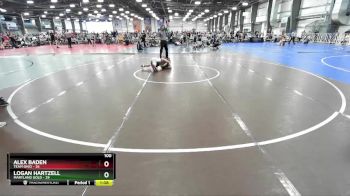 100 lbs Rd# 2 10:30am Friday - Alex Baden, Team Ohio vs Logan Hartzell, Maryland GOLD