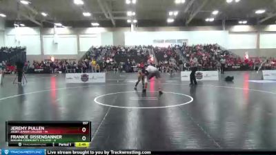 157 lbs Round 5 (6 Team) - Frankie Gissendanner, Niagara Community College vs Jeremy Pullen, Joliet Junior College