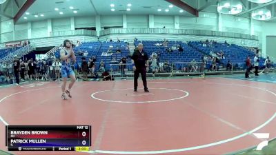 145 lbs Cons. Round 7 - Brayden Brown, OH vs Patrick Mullen, IL