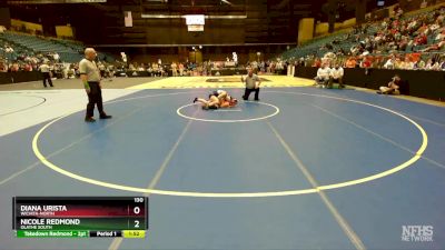 130 lbs Semifinal - Nicole Redmond, Olathe South vs Diana Urista, Wichita-North