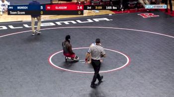 165 lbs Stephan Glasgow, Rutgers vs , Johnson & Wales