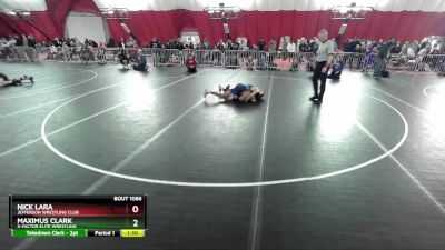 106 lbs Round 2 - Nick Lara, Jefferson Wrestling Club vs Maximus Clark, X-Factor Elite Wrestling